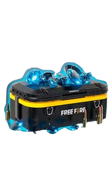 A Free Fire Diamond Box containing diamonds