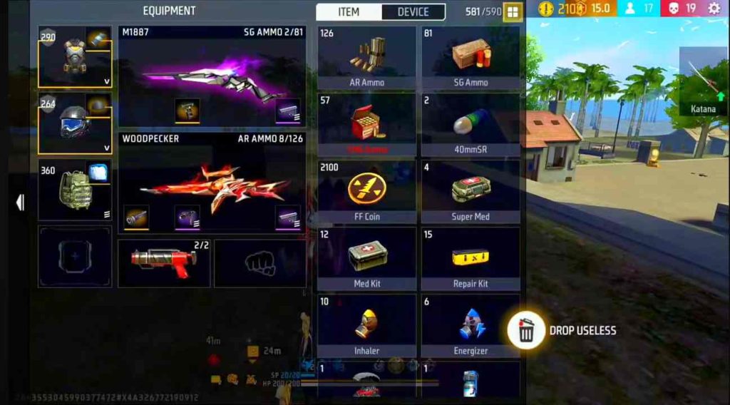 Download Free Fire Advance Server APK (OB Latest Version for Android) 3 game screenshots compressed
